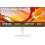 Monitor Profesional Ultrapanorámico LG 34BF550B-W 34'/ WFHD/ Multimedia/ Regulable en altura/ Blanco
