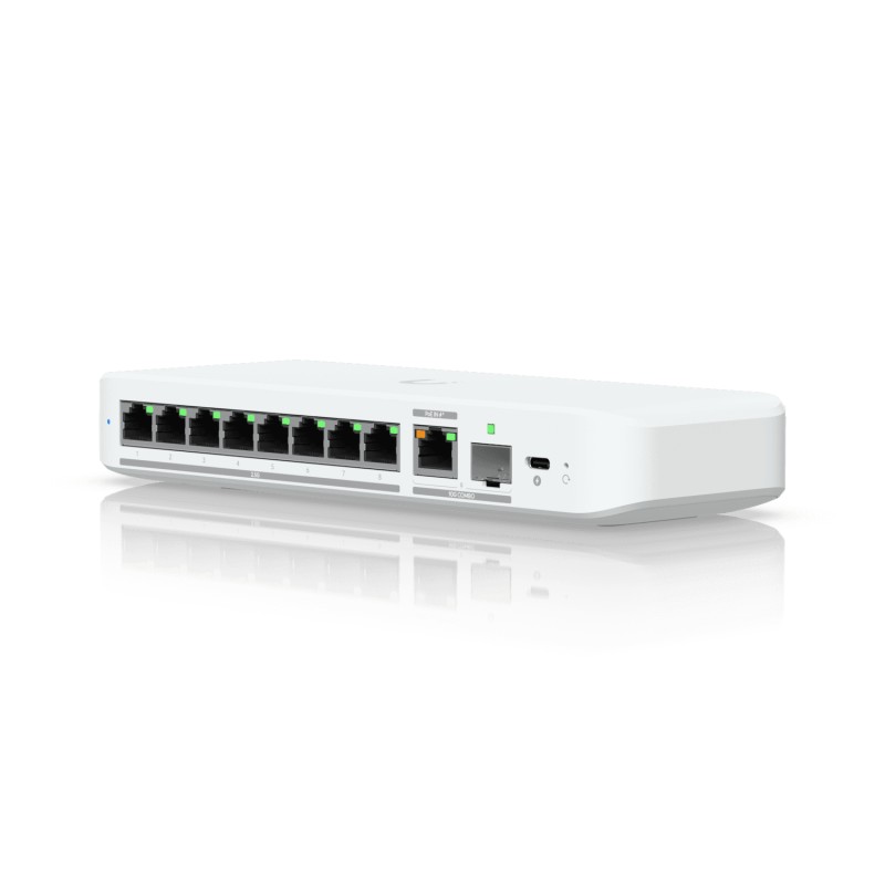Comprar Ubiquiti UniFi Flex 2.5G Gestionado L2 2.5G Ethernet (100/1000/2500) Montaje en pared/escritorio Blanco - Ganga Electrón