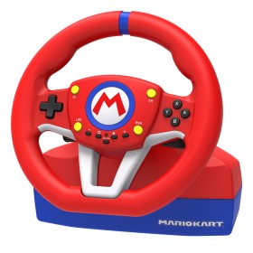 Comprar Plaion Hori Mario Kart Racing Wheel Pro Negro, Azul, Rojo, Blanco USB Volante + Pedales Analógico Nintendo Switch - Gang