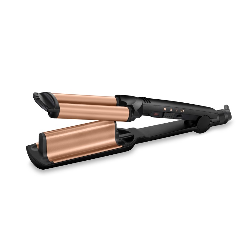 Comprar Babyliss Deep Waves Rizador de pelo Caliente Negro, Naranja 2,5 m - Ganga Electrónica