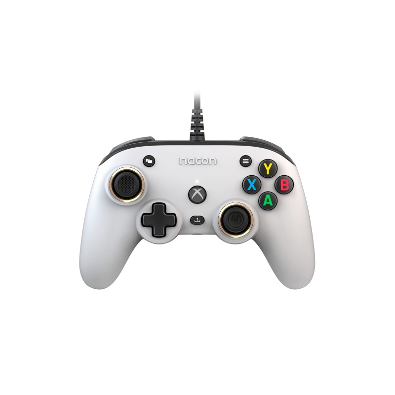 Comprar Nacon Pro Compact Controller Blanco USB Gamepad Xbox One, Xbox Series S, Xbox Series X - Ganga Electrónica