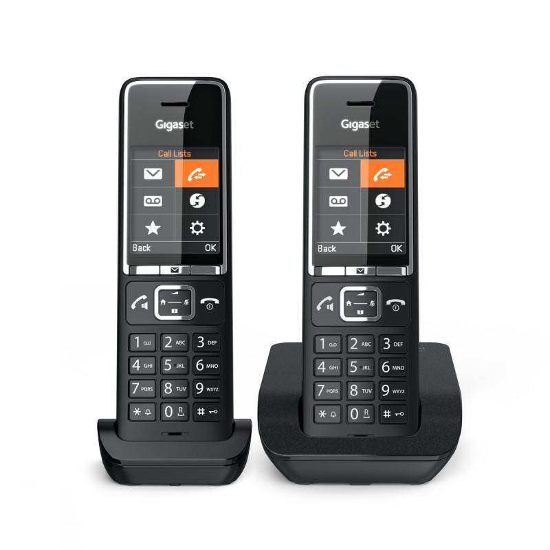Comprar Gigaset COMFORT 550 duo Teléfono analógico Identificador de llamadas Negro - Ganga Electrónica