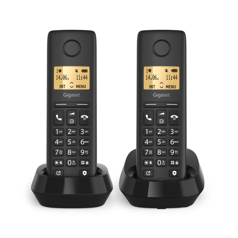 Comprar Gigaset BASIC 100 DUO Teléfono DECT/analógico Identificador de llamadas Negro - Ganga Electrónica