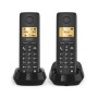 Comprar Gigaset BASIC 100 DUO Teléfono DECT/analógico Identificador de llamadas Negro - Ganga Electrónica