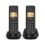 Comprar Gigaset BASIC 100 DUO Teléfono DECT/analógico Identificador de llamadas Negro - Ganga Electrónica