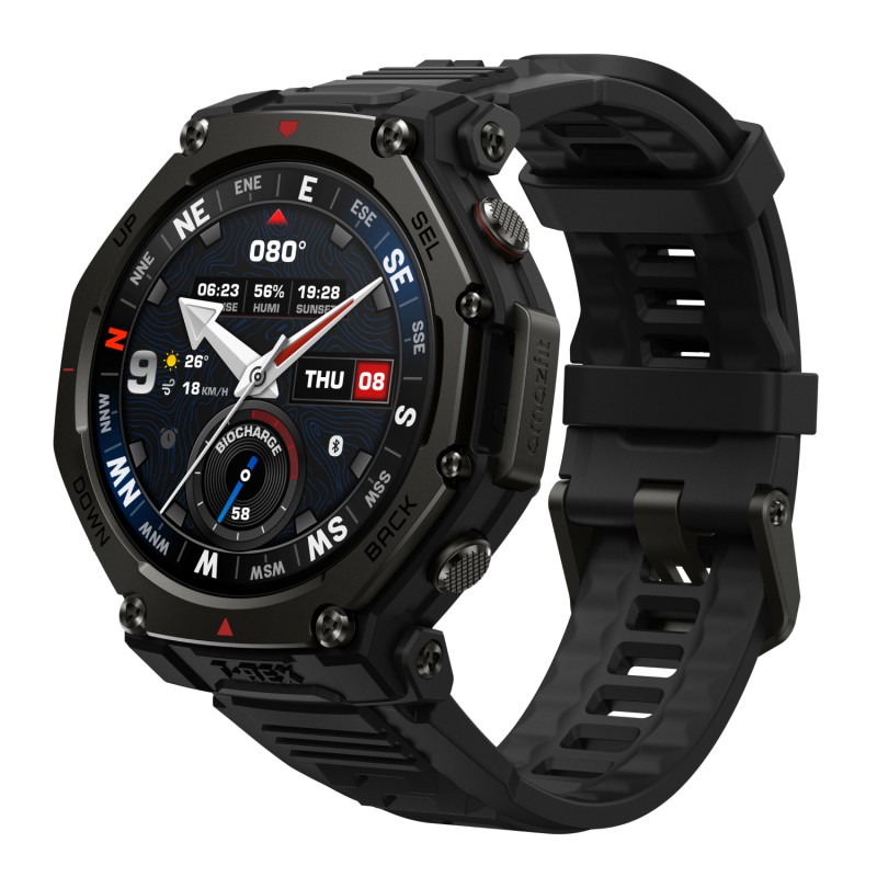 Comprar Amazfit T-rex 3 Pro 3,35 cm (1.32") AMOLED 44 mm Digital 466 x 466 Pixeles Pantalla táctil Negro Wifi GPS (satélite) - G