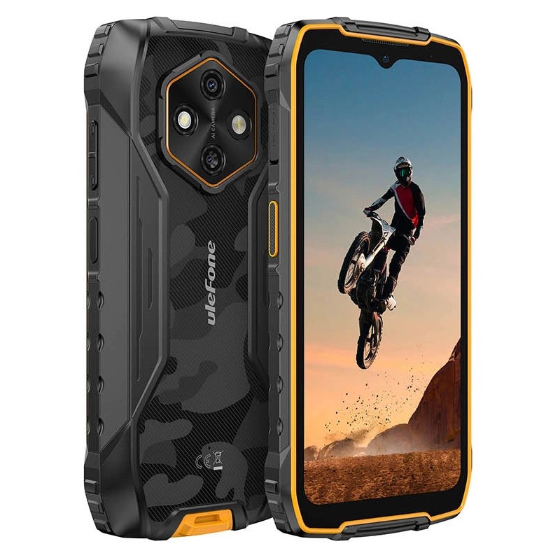 Comprar Ulefone RugKing 4 Pro 16,7 cm (6.56") SIM doble Android 15 4G USB Tipo C 8 GB 256 GB 10200 mAh Naranja - Ganga Electróni