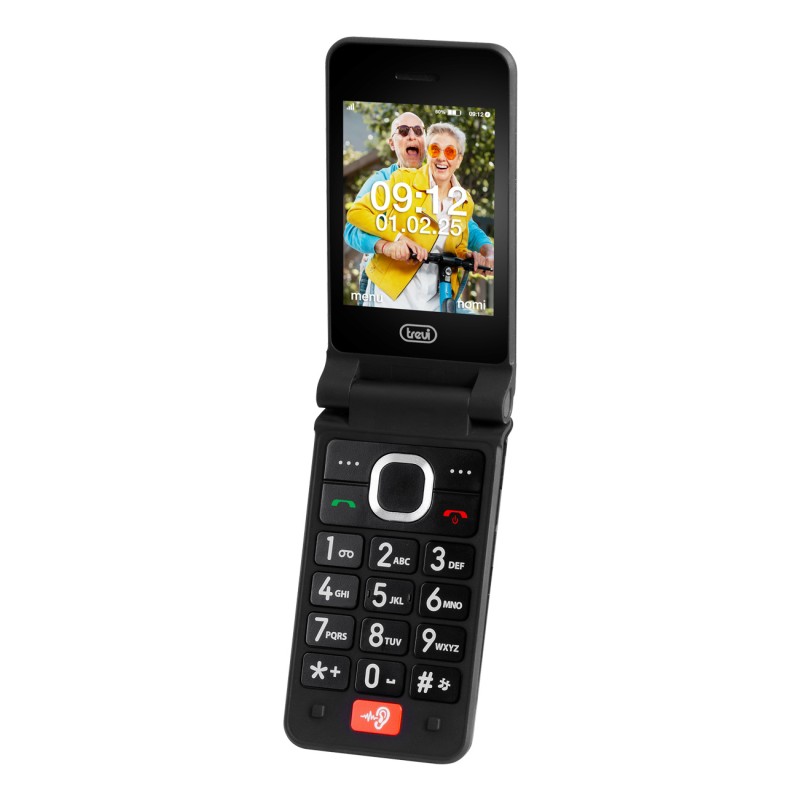 Comprar Trevi FLEX PLUS 95 4G 7,11 cm (2.8") 210 g Negro Teléfono para personas mayores - Ganga Electrónica