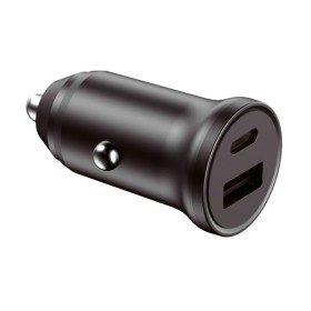 Comprar Ksix Bxcrc20w Negro - Cargador USB-A + USB-C para coche 20W - Ganga Electrónica
