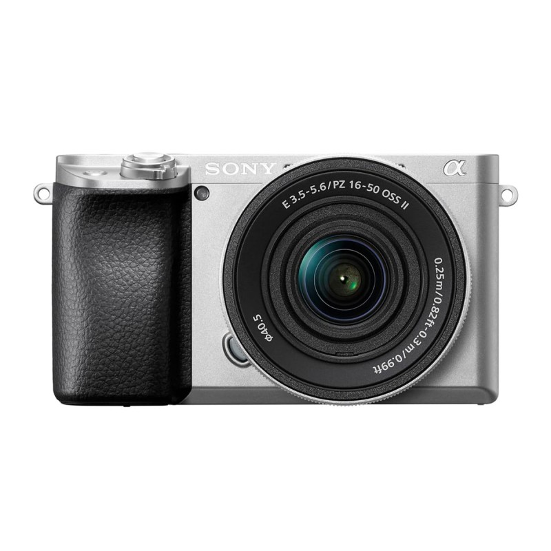 Comprar Sony Alpha 6100 Plata - Cuerpo de cámara + objetivo zoom motorizado de 16-50 mm - Ganga Electrónica