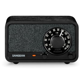 Comprar Sangean WR-8 Roble de Medianoche - Radio analógica de madera con AM - FM - Ganga Electrónica