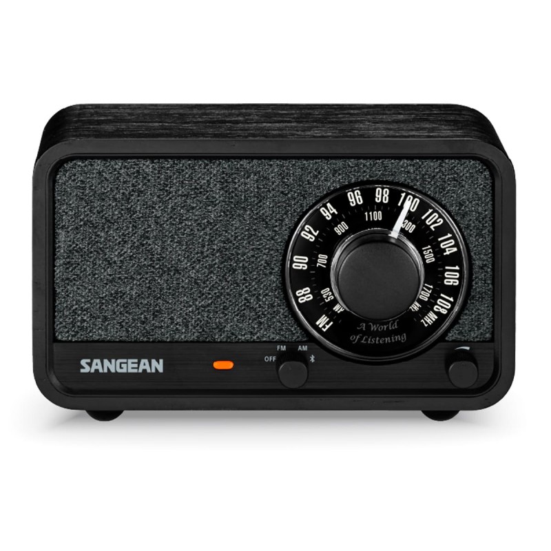 Comprar Sangean WR-8 Roble de Medianoche - Radio analógica de madera con AM - FM - Ganga Electrónica