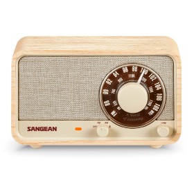 Comprar Sangean WR-8 Fresno Blanco - Radio analógica de madera con AM - FM - Ganga Electrónica
