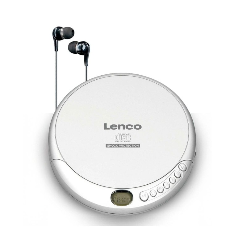 Comprar Lenco CD-201SI Plata - Reproductor de CD portátil con sistema antichoque - Ganga Electrónica