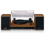 Comprar Lenco LS-100WD Madera - Tocadiscos con 2 altavoces externos - Ganga Electrónica