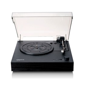 Comprar Lenco LS-15BK Madera Negro - Tocadiscos con bluetooth - Dos altavoces integrados - Ganga Electrónica