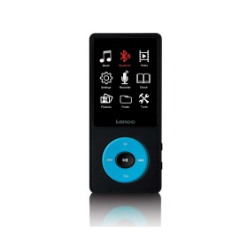 Comprar Lenco XEMIO-860BU Negro y Azul - Reproductor MP3/MP4 - 8 GB - Ganga Electrónica