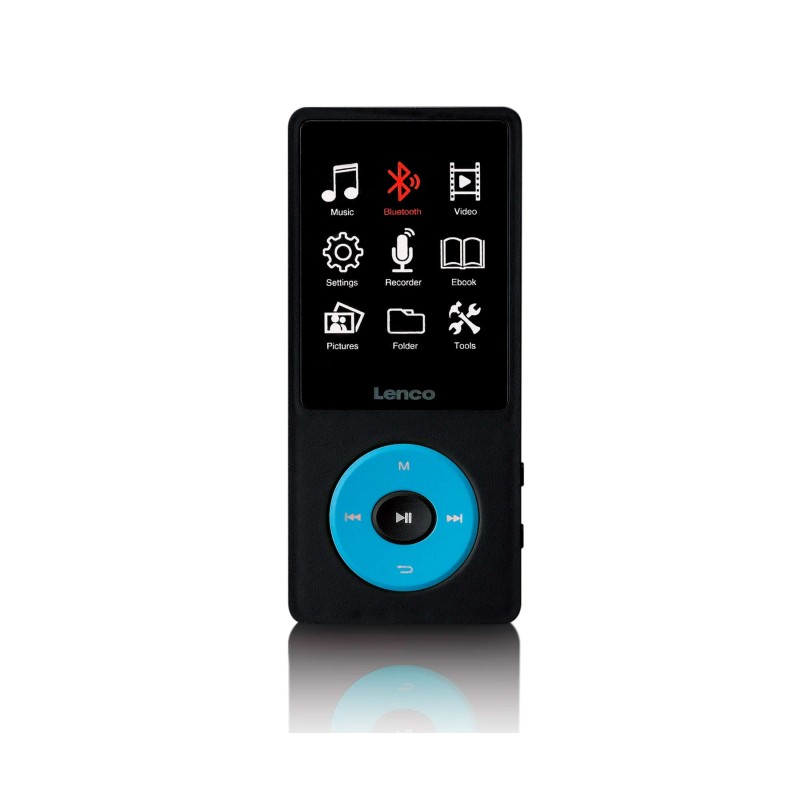 Comprar Lenco XEMIO-860BU Negro y Azul - Reproductor MP3/MP4 - 8 GB - Ganga Electrónica
