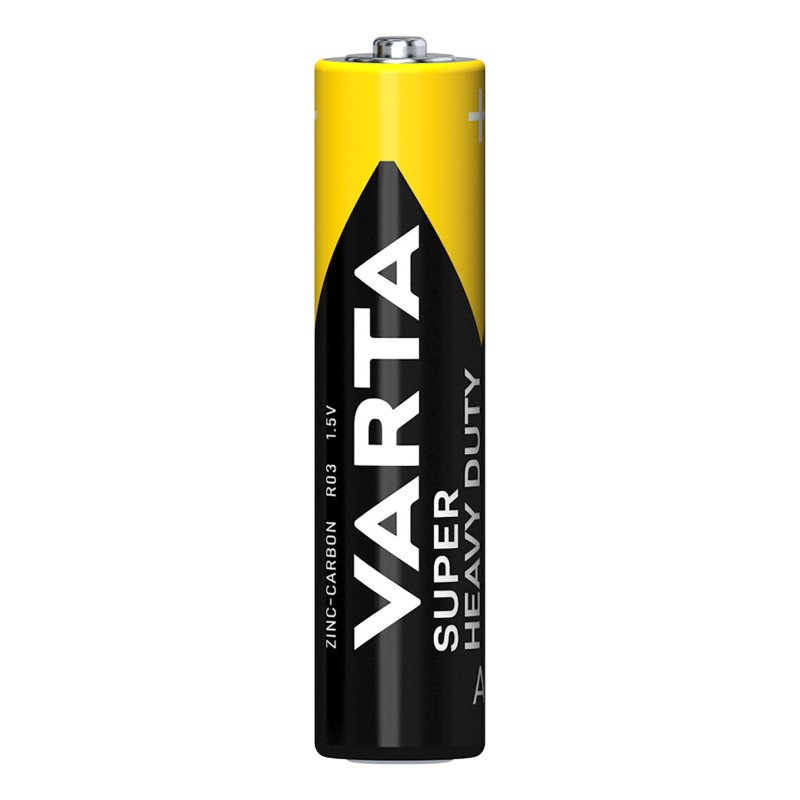 Comprar Pilas Varta Superlife R03 Aaa Zinc Carbon Pack 4 - Ganga Electrónica