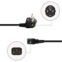 Comprar Generico Cable De Alimentacion Schuko C13 1.20m Negro Chuco - Ganga Electrónica