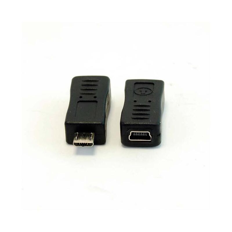 Comprar Powergreen Adaptador Micro Usb 5pm/ Mini Usb 5 Ph Negro - Ganga Electrónica