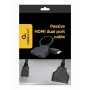 Comprar Gembird Cable Doble Hdmi 2 X Hdmi Negro Cable Hdmi Dsp-2ph4-04 - Ganga Electrónica