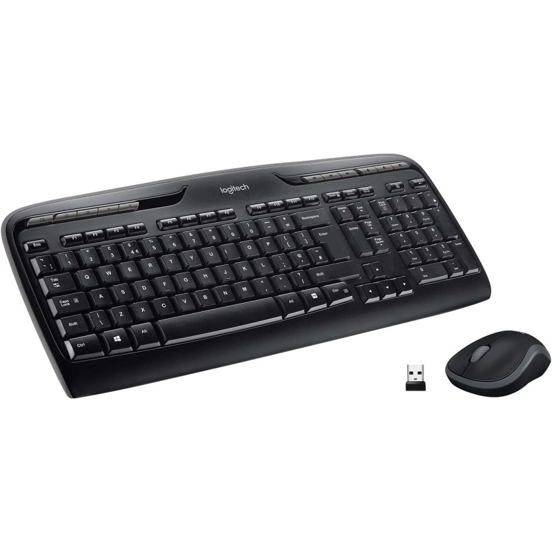 Comprar Teclado Español + Raton Logitech Mk330 Inalambrico 920-003978 - Ganga Electrónica