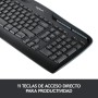 Comprar Teclado Español + Raton Logitech Mk330 Inalambrico 920-003978 - Ganga Electrónica