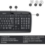 Comprar Teclado Español + Raton Logitech Mk330 Inalambrico 920-003978 - Ganga Electrónica