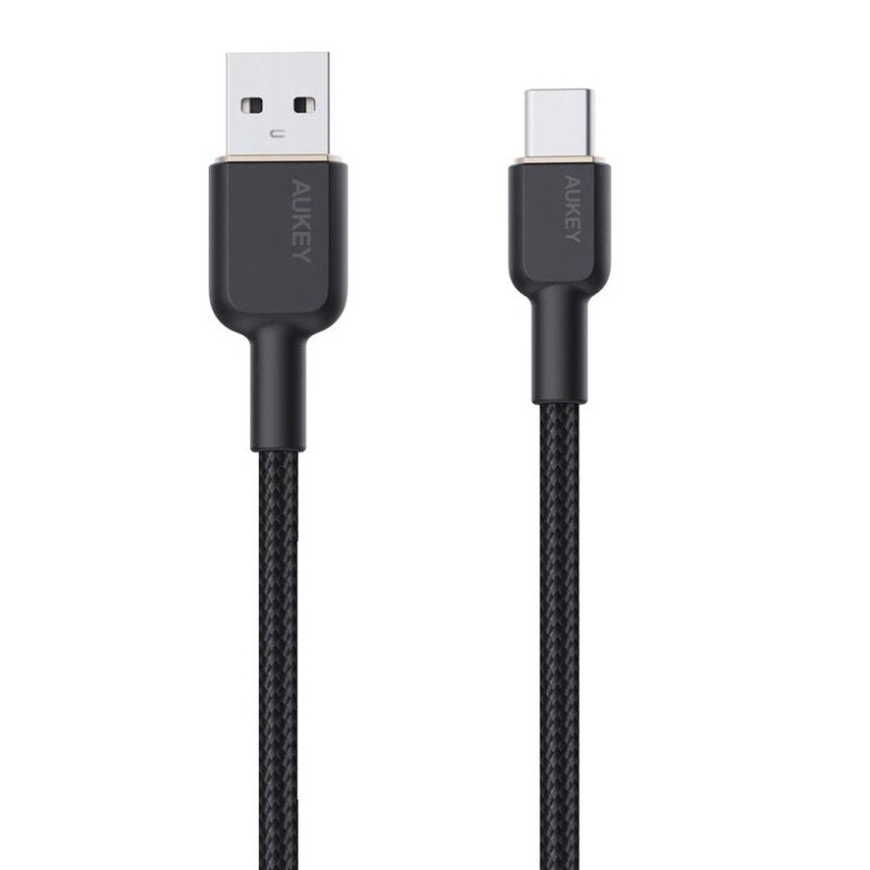 Comprar Aukey Cb-Nac1 Cable Usb-C Type-C Power Delivery Pd 60w 3a 1m Nylon Negro - Ganga Electrónica