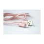 Comprar Eightt Cable Usb A Lightning Metal Flex Nilon Rosa 1m Trenzado - Ganga Electrónica