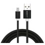 Comprar Eightt Cable Usb A Lighting 2 Metros Trenzado Nylon Negro - Ganga Electrónica