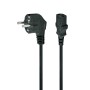 Comprar Cable Alimentacion Gembird C13 1m Negro Pc-186-1m - Ganga Electrónica