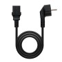 Comprar Nanocable Cable De Alimentacion Cpu - Shucko Cee7 Macho A C-13 Hembra 1.50m - Negro - Ganga Electrónica