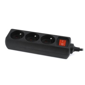 Comprar Gembird Energenie Regleta Eg-Psu3f-01 3 X Tipo E 10 A 0,60m Negro - Ganga Electrónica