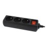Comprar Gembird Energenie Regleta Eg-Psu3f-01 3 X Tipo E 10 A 0,60m Negro - Ganga Electrónica