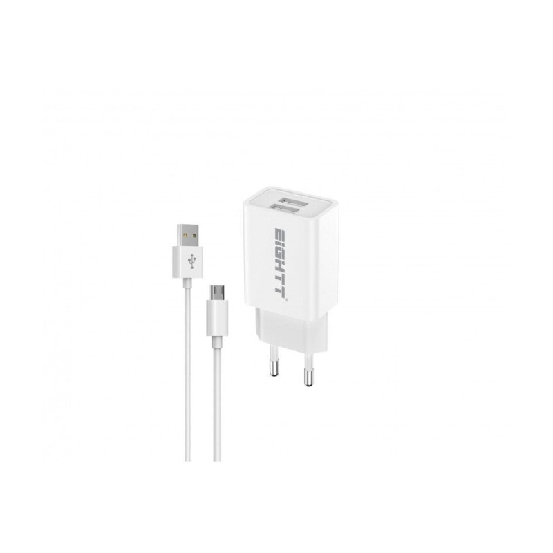 Comprar Eightt Cargador Ecw-M Smartphone Tablet Micro Usb 5v 2.4a - Ganga Electrónica
