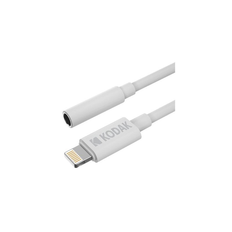 Comprar Kodak Cable Aux A Lightning 11cm Caja Blanco - Ganga Electrónica