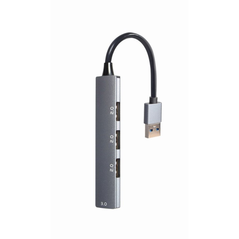 Comprar Gembird Hub 4 Puertos (Usb3 X 1 Puerto, Usb2 X 3 Puertos), Plateado Uhb-U3p1u2p3-02 - Ganga Electrónica