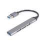 Comprar Gembird Hub 4 Puertos (Usb3 X 1 Puerto, Usb2 X 3 Puertos), Plateado Uhb-U3p1u2p3-02 - Ganga Electrónica