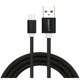 Comprar Eightt Cable Usb A Micro-Usb 2 Metros Trenzado Nylon Negro - Ganga Electrónica