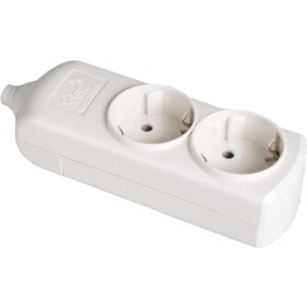 Comprar Solera 8002 - Regleta/Base Múltiple Sin Cable De 2 Enchufes, Blanco - Ganga Electrónica