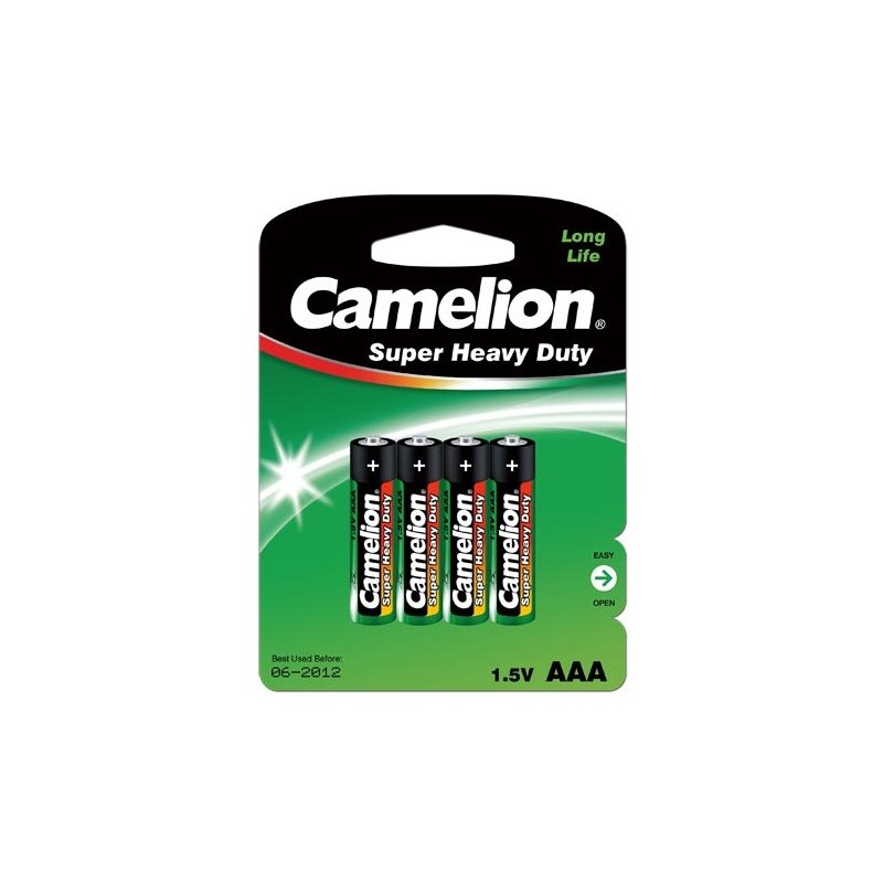 Comprar Pilas Camelion Verde Aaa 1.5v (4pcs) - Ganga Electrónica
