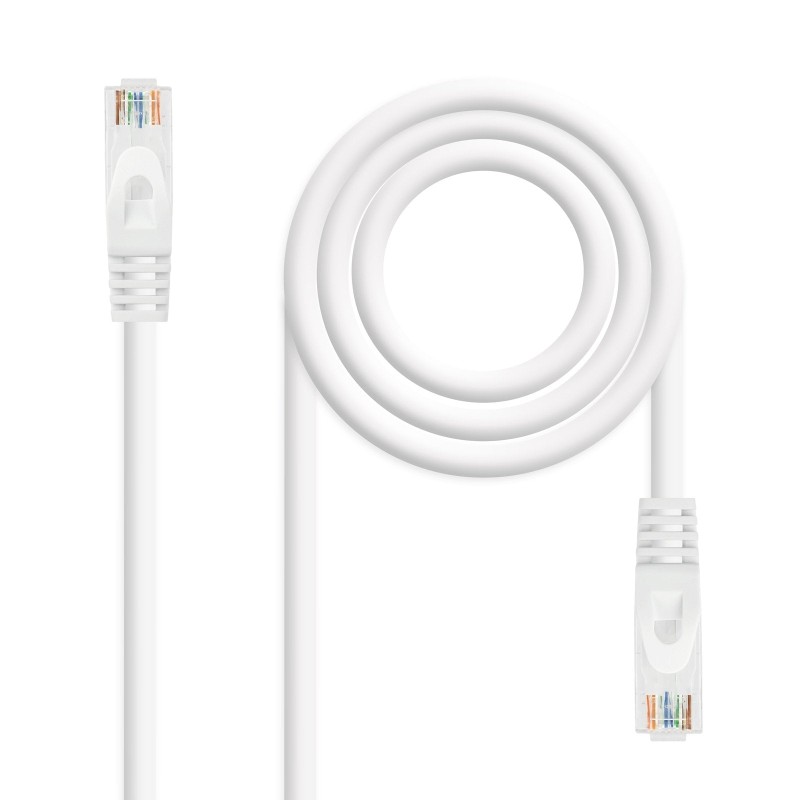 Comprar Nanocable Cable De Red Rj45 Lszh Cat.6a Utp Awg24 2m - Blanco - Ganga Electrónica