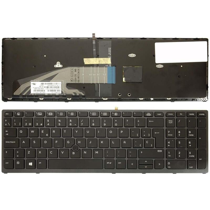 Comprar Teclado Hp Original Reacondicionado Español Para Portátil Hp Zbook 15 G3 G4 1 Año De Garantia - Ganga Electrónica