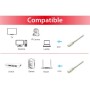 Comprar Equip Cable De Red Cat6a S/Ftp Awg26 (S-Stp) 0.50m Gris 605607 - Ganga Electrónica
