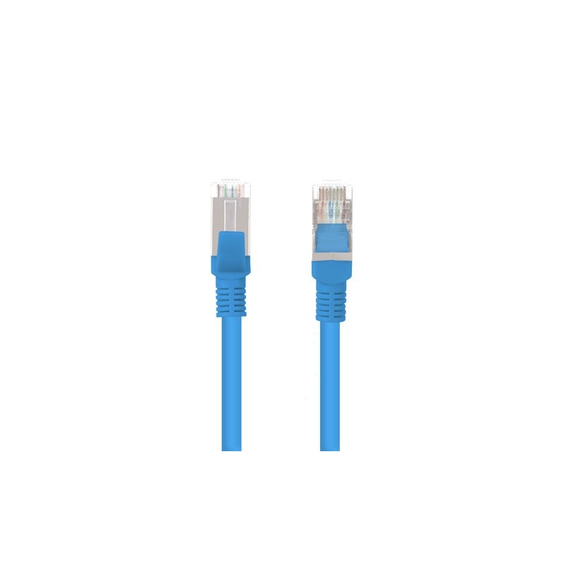 Comprar Lanberg Cable De Red Apantallado Pcf5-10cc-0050-B,Rj45,Ftp,Cat 5e,0.50m,Azul - Ganga Electrónica