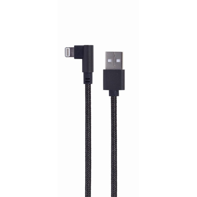 Comprar Cable Angular Gembird Usb 2.0 A 8 Pines 0.2m Trenzado Negro Cc-Usb2-Amlml-0.2m - Ganga Electrónica