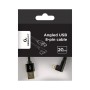 Comprar Cable Angular Gembird Usb 2.0 A 8 Pines 0.2m Trenzado Negro Cc-Usb2-Amlml-0.2m - Ganga Electrónica