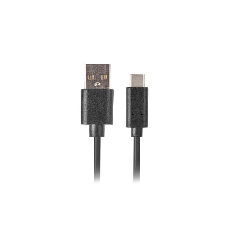 Comprar Lanberg Cable Usb Ca-Usbo-20cu-0018-Bk Conectores Usb-A A Usb Tipo-C Qc 3.0 1.8m Negro - Ganga Electrónica